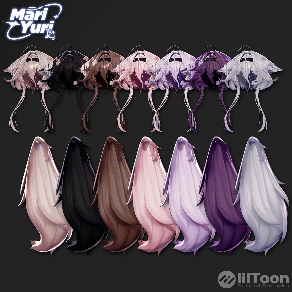 ✨Sale✨[VRC Hair】Project Zero NO.20 【13アバター対応 】
