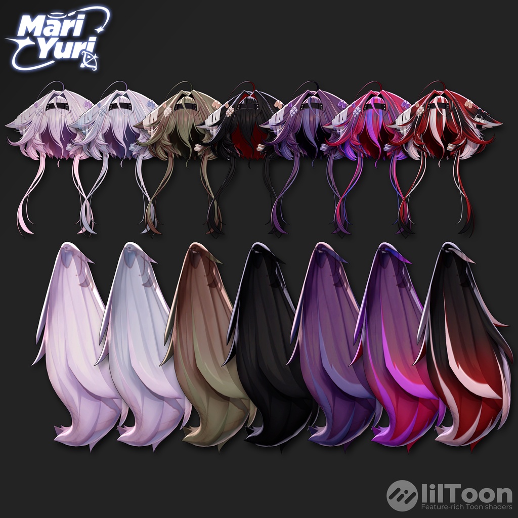 ✨Sale✨[VRC Hair】Project Zero NO.20 【13アバター対応 】