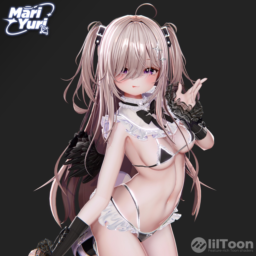 ✨Sale✨[VRC Hair】MYハーフツイン 【14アバター対応 】