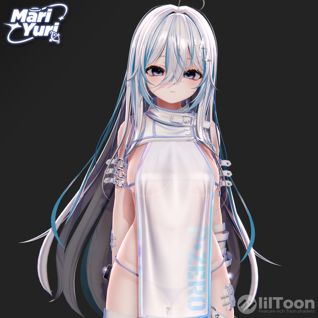 ✨Sale✨[VRC Hair】MYハーフツイン 【14アバター対応 】