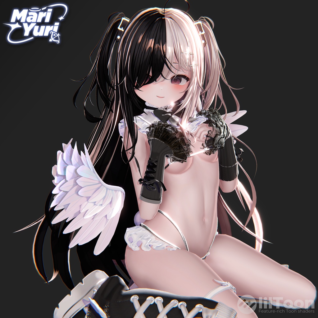 ✨Sale✨[VRC Hair】MYハーフツイン 【14アバター対応 】