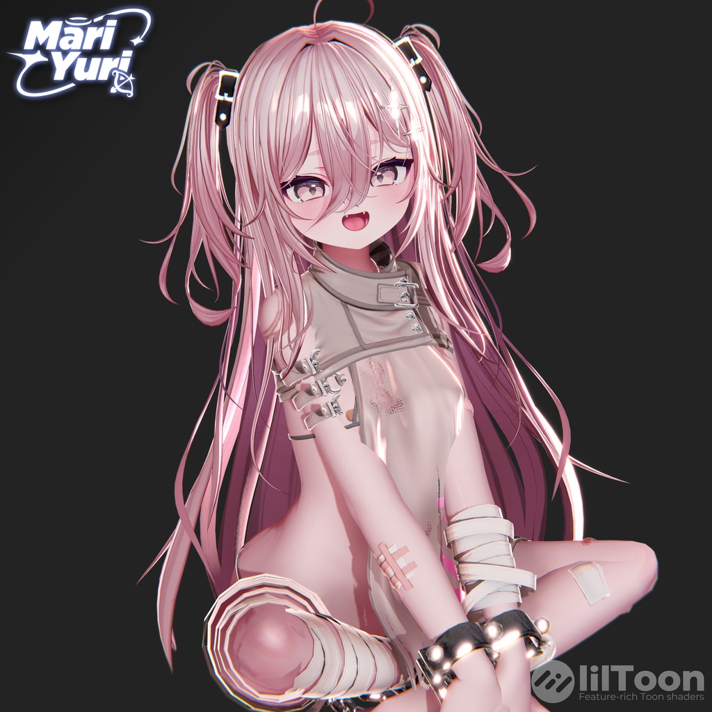 ✨Sale✨[VRC Hair】MYハーフツイン 【14アバター対応 】