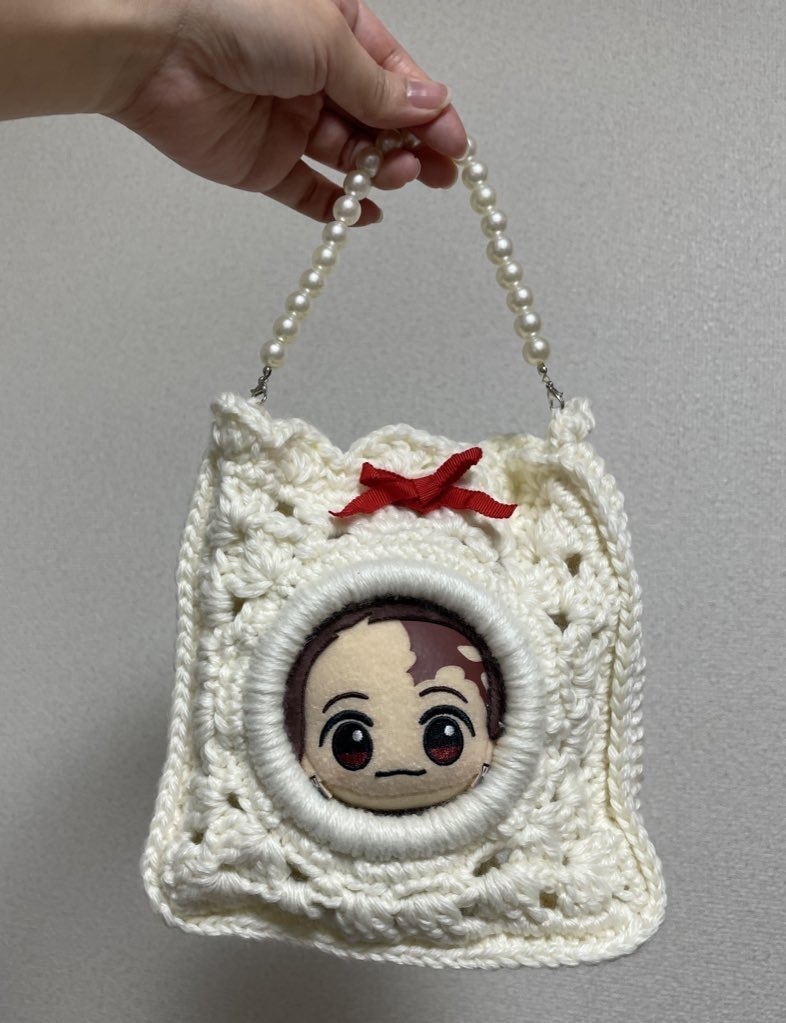 【このページの説明を参考に】顔出しバッグ