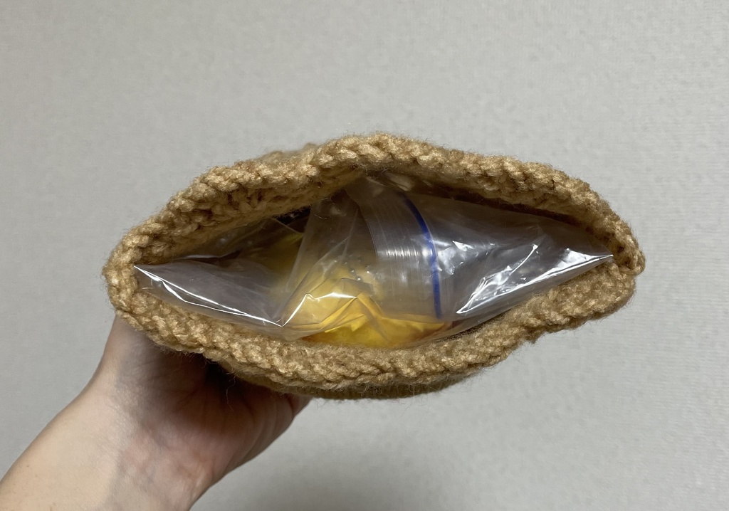 【このページの説明を参考に】顔出しバッグ