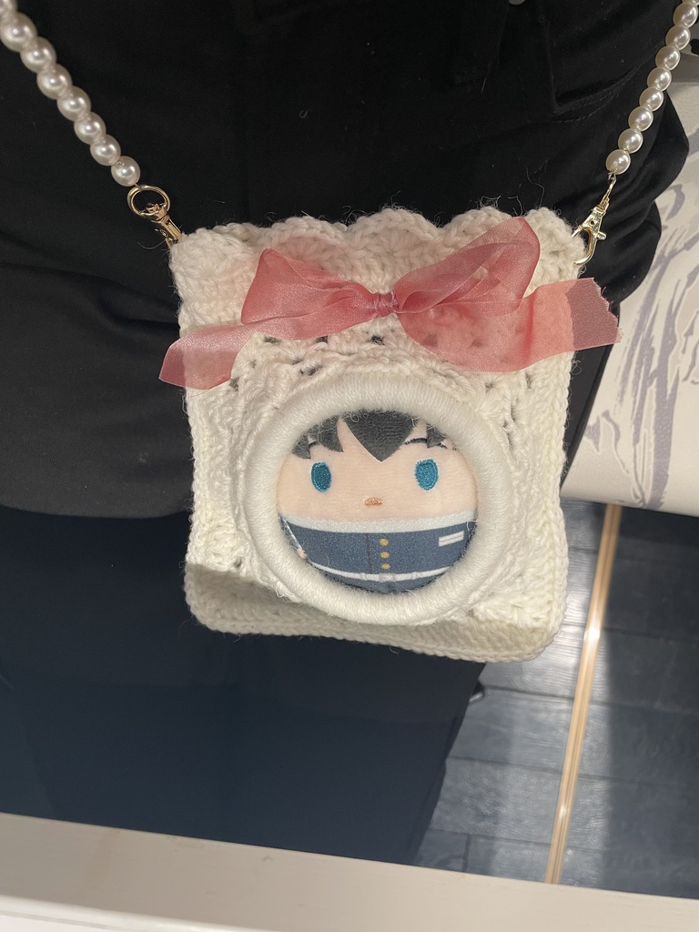 【このページの説明を参考に】顔出しバッグ