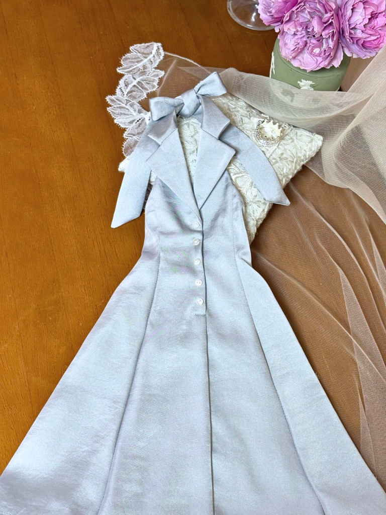 (60㎝ドール用)ギャルソン風ワンピース1/3(単品) 新生地