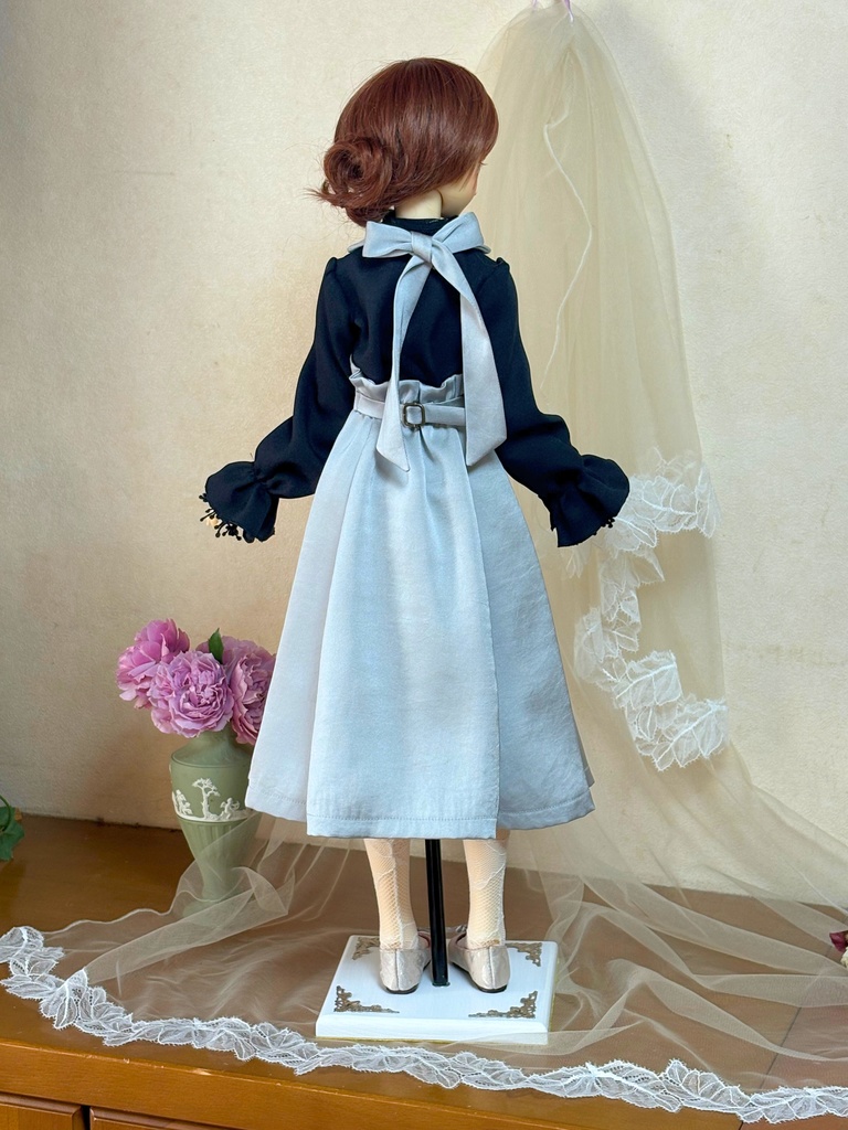 (60㎝ドール用)ギャルソン風ワンピース1/3(単品) 新生地