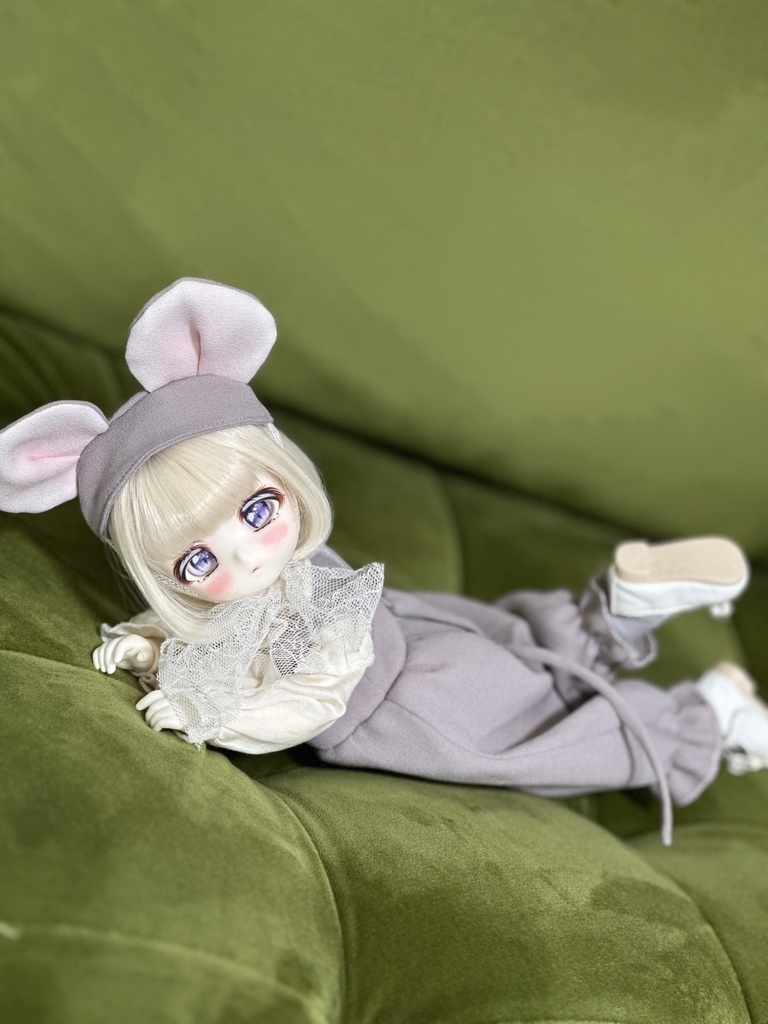 (30㎝ドール用)ねずみオールインワン