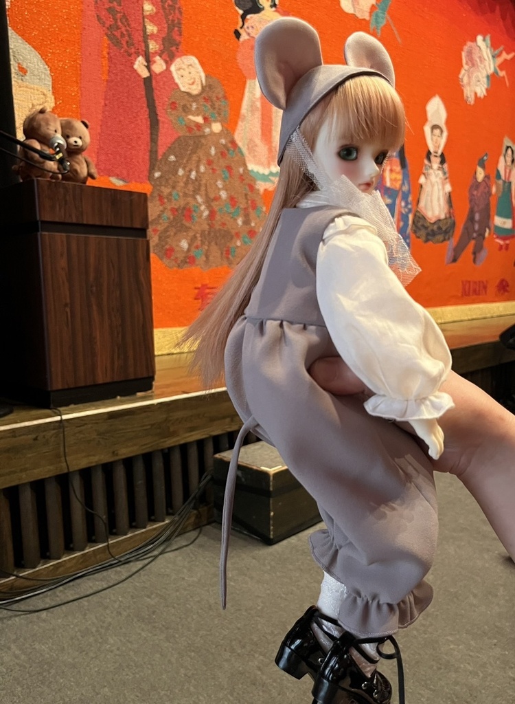 1/4 ねずみオールインワン(ブラウスは付きません)