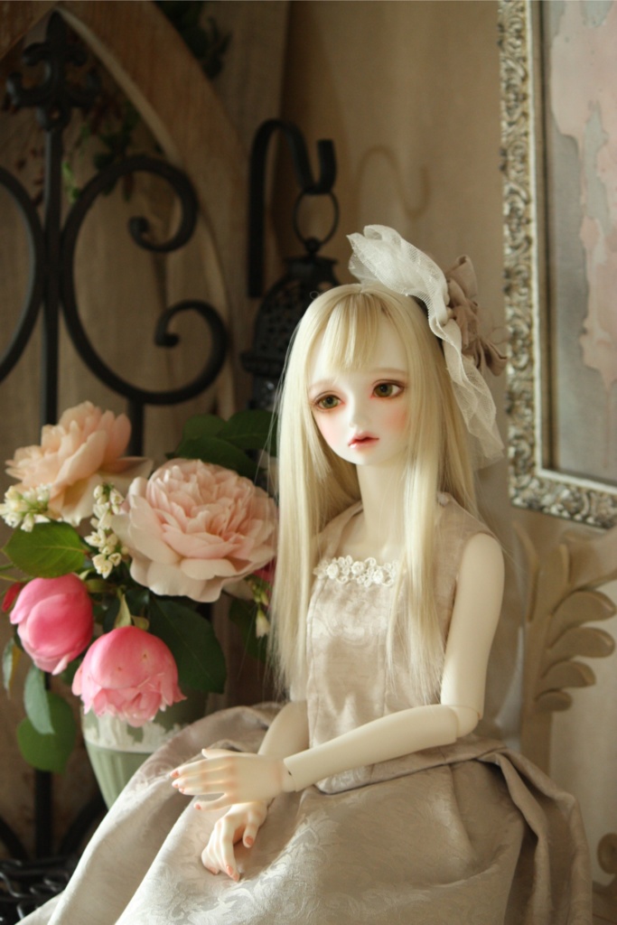 （60㎝ドール用）ジャガードドレス（ブラウス無し）