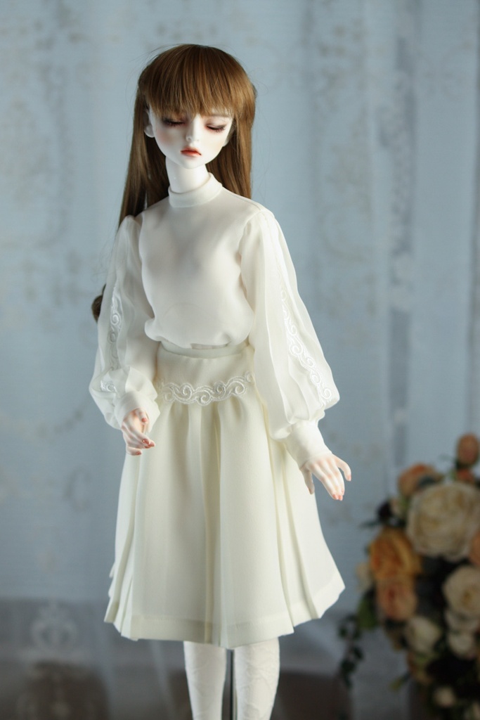 60㎝ドール用)エンタシスのブラウス(ブラウス単品)