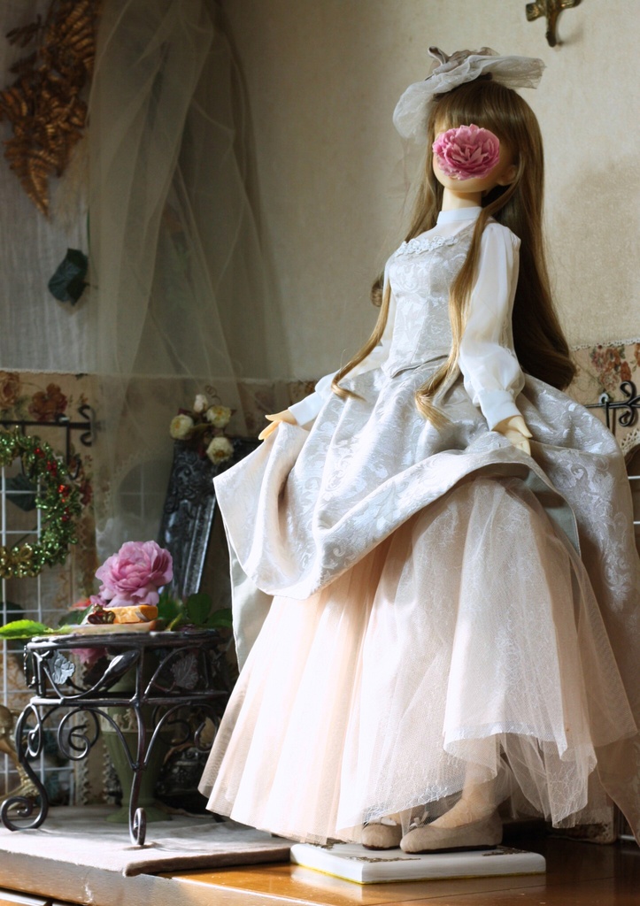 60㎝ドール用)エンタシスのブラウス(ブラウス単品)