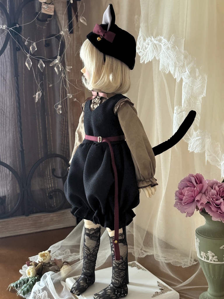 黒猫オールインワンセット(ブラウスおよび靴下は付きません)