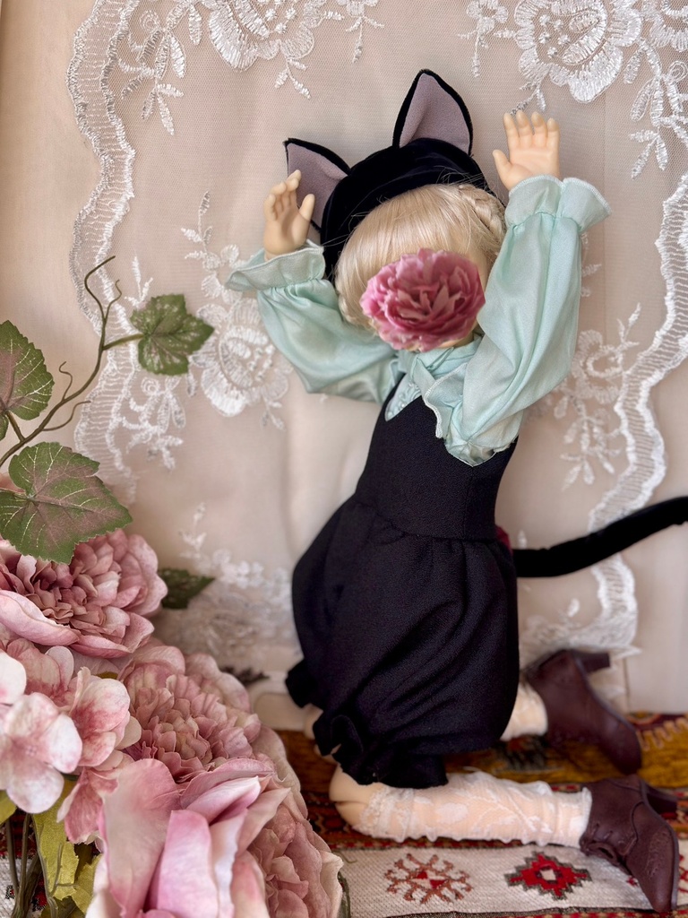 黒猫オールインワンセット(ブラウスおよび靴下は付きません)