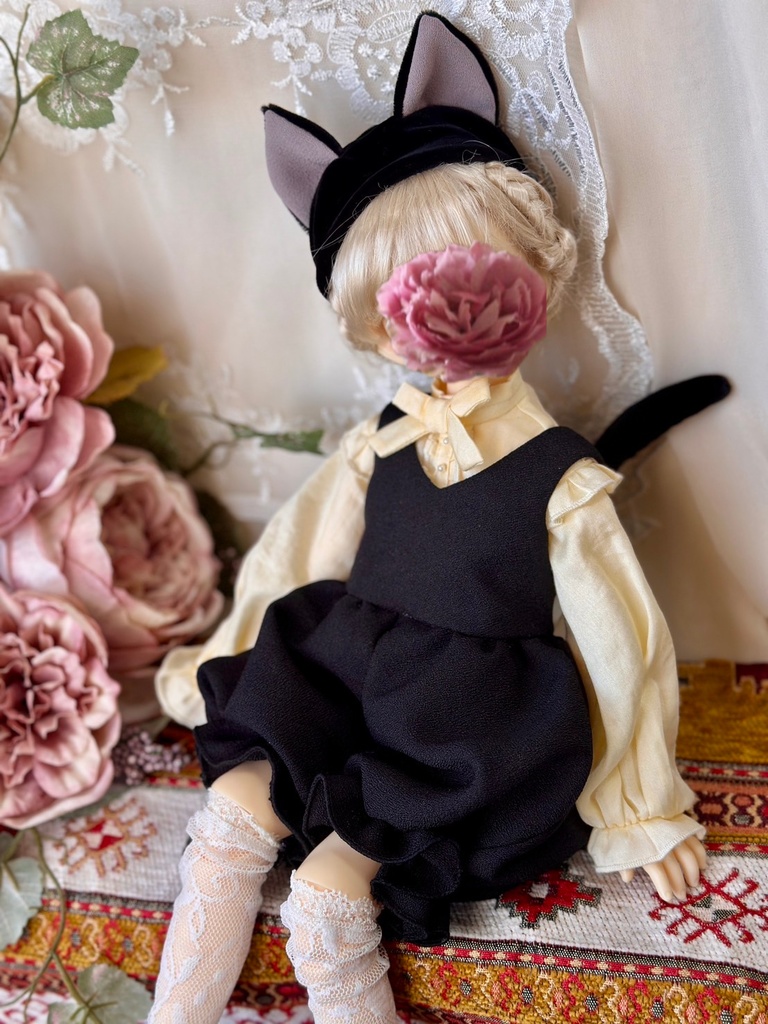 黒猫オールインワンセット(ブラウスおよび靴下は付きません)