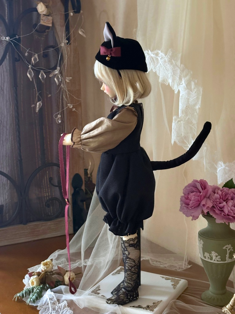 黒猫オールインワンセット(ブラウスおよび靴下は付きません)