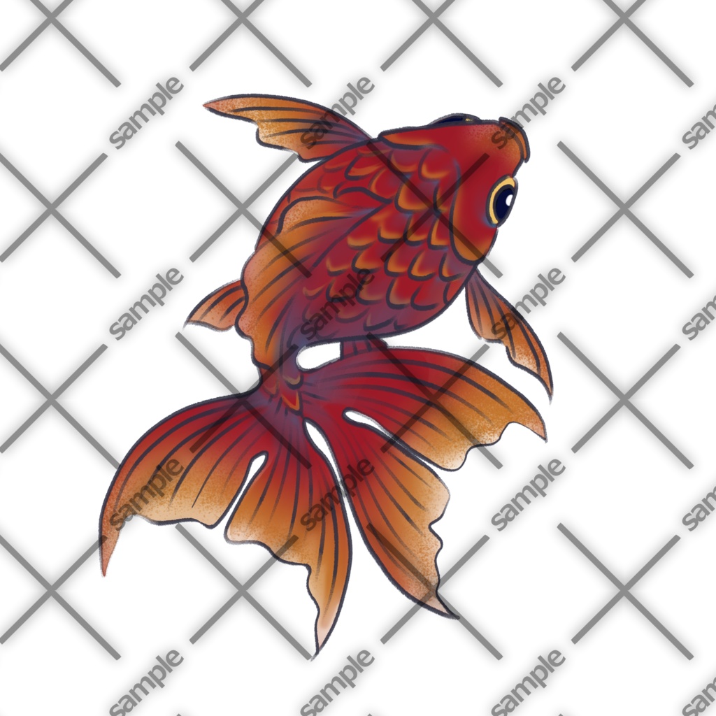 金魚のタトゥー
