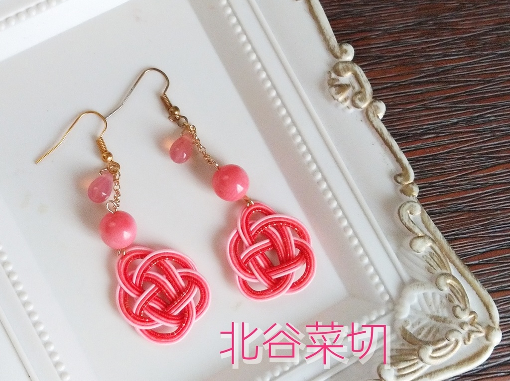 【とうらぶ】梅結びピアス/イヤリング