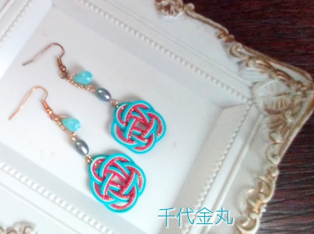 【とうらぶ】梅結びピアス/イヤリング