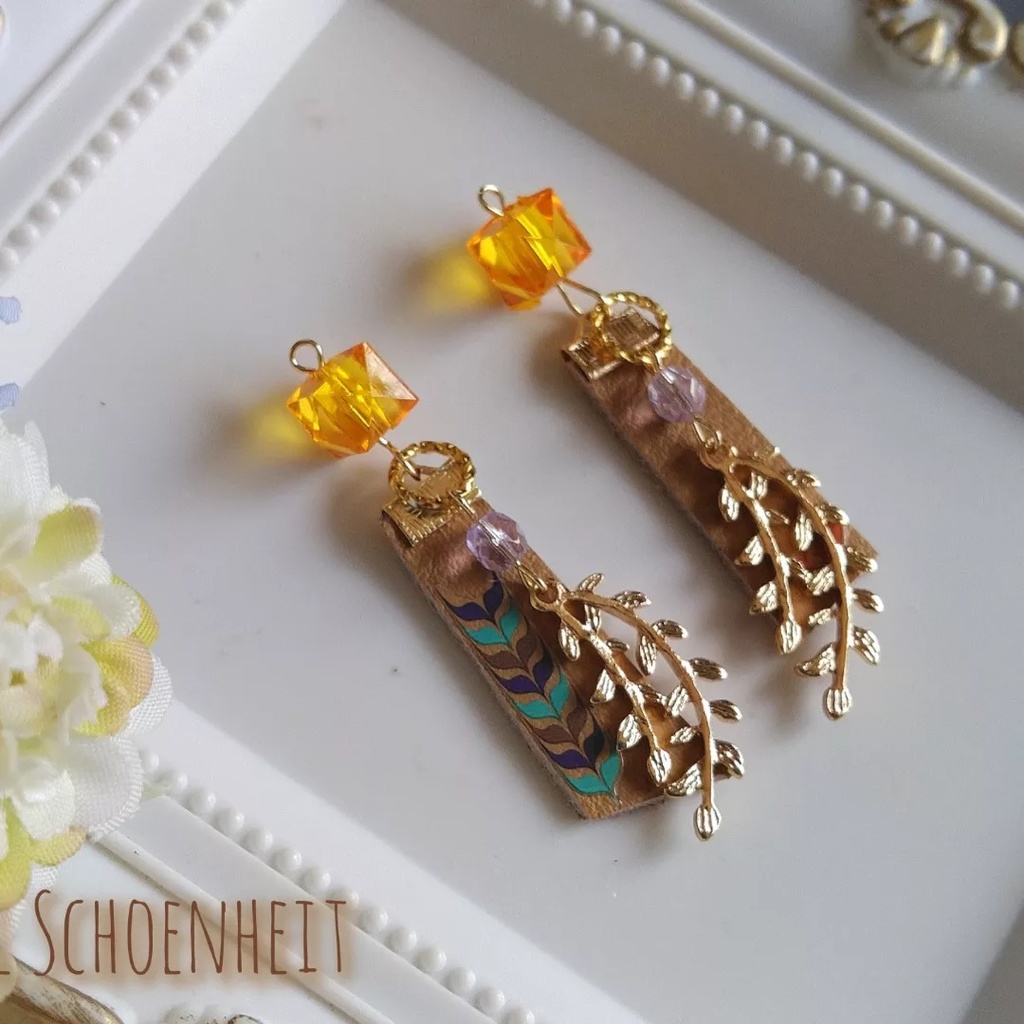 【twst】タマーシュナ・ムイナ🦁👳👑🦇イメージピアス/イヤリング