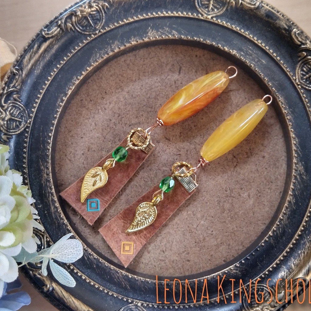 【twst】タマーシュナ・ムイナ🦁👳👑🦇イメージピアス/イヤリング