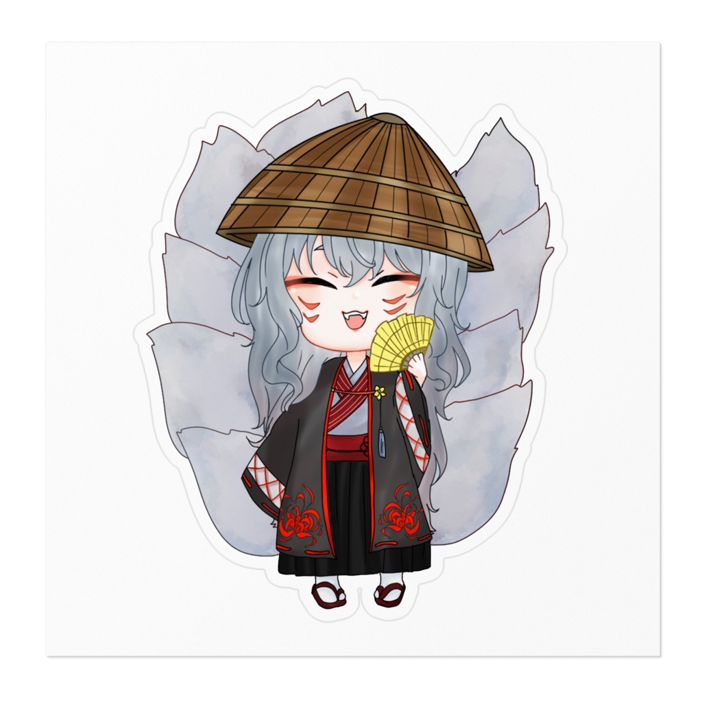 お狐様すてっかー1