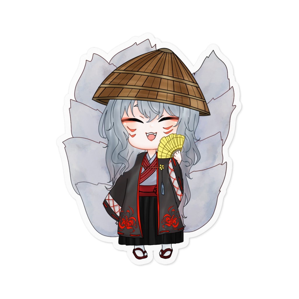 お狐様すてっかー1