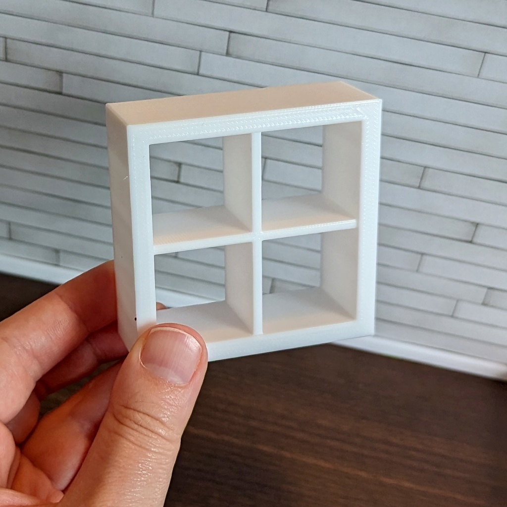 Miniature Cube Shelf (オビツろいど用キューブ本棚)