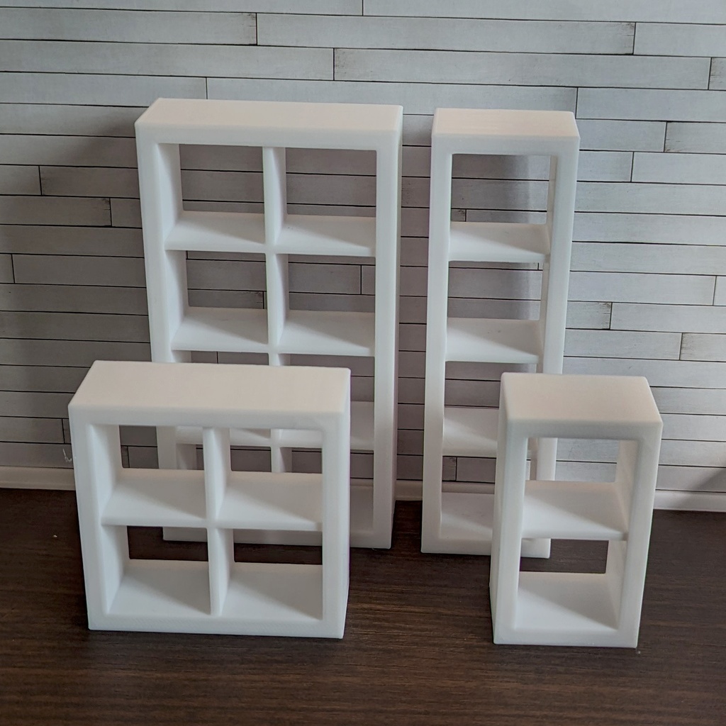 Miniature Cube Shelf (オビツろいど用キューブ本棚)