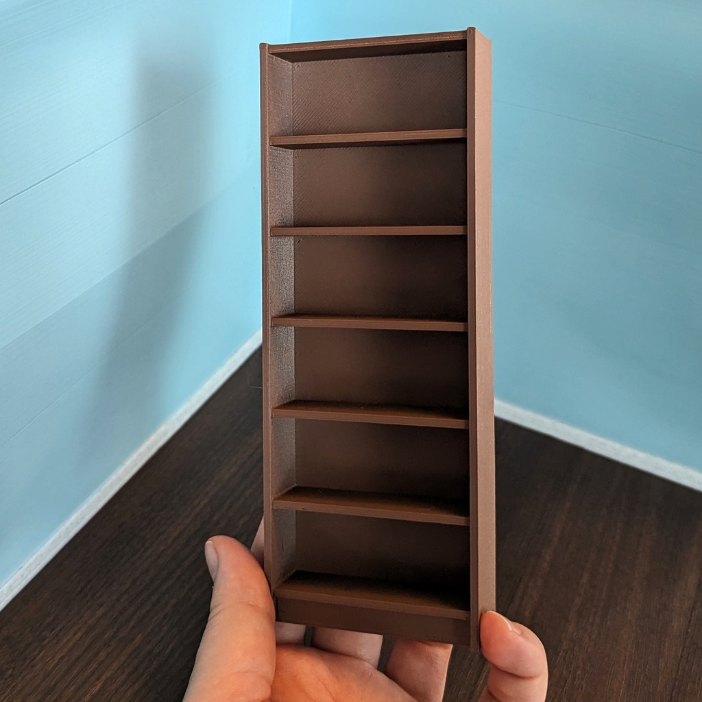 Classic Bookshelf (オビツろいど用クラシックな本棚)