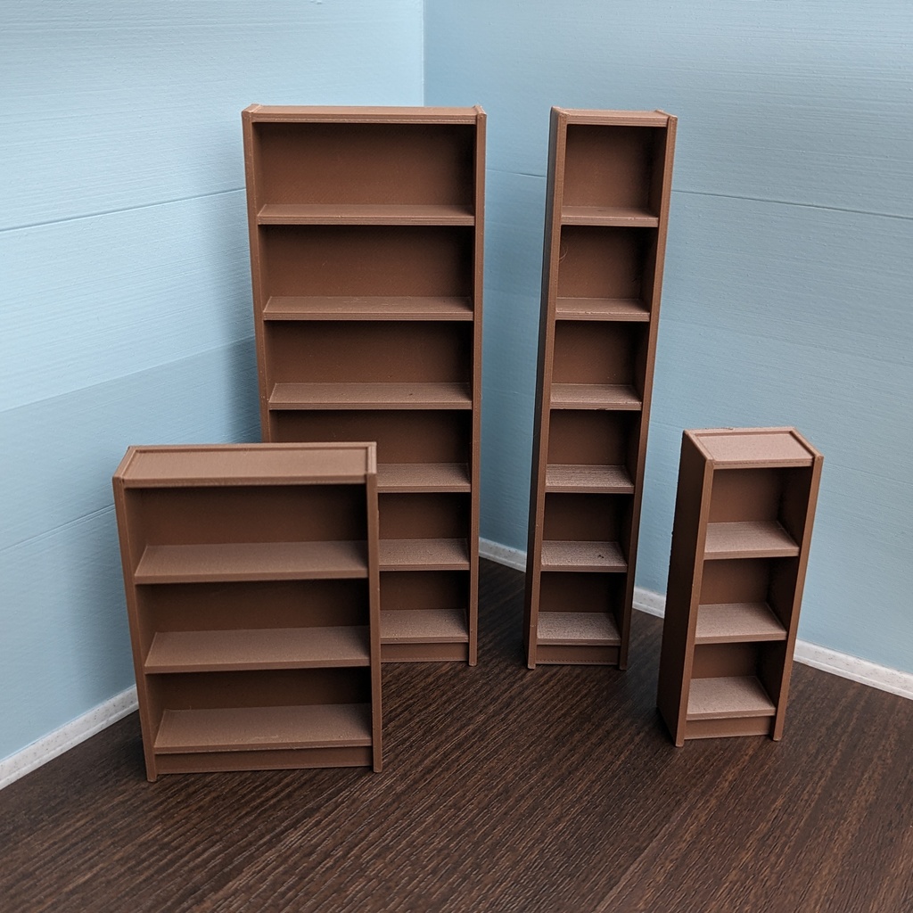 Classic Bookshelf (オビツろいど用クラシックな本棚)