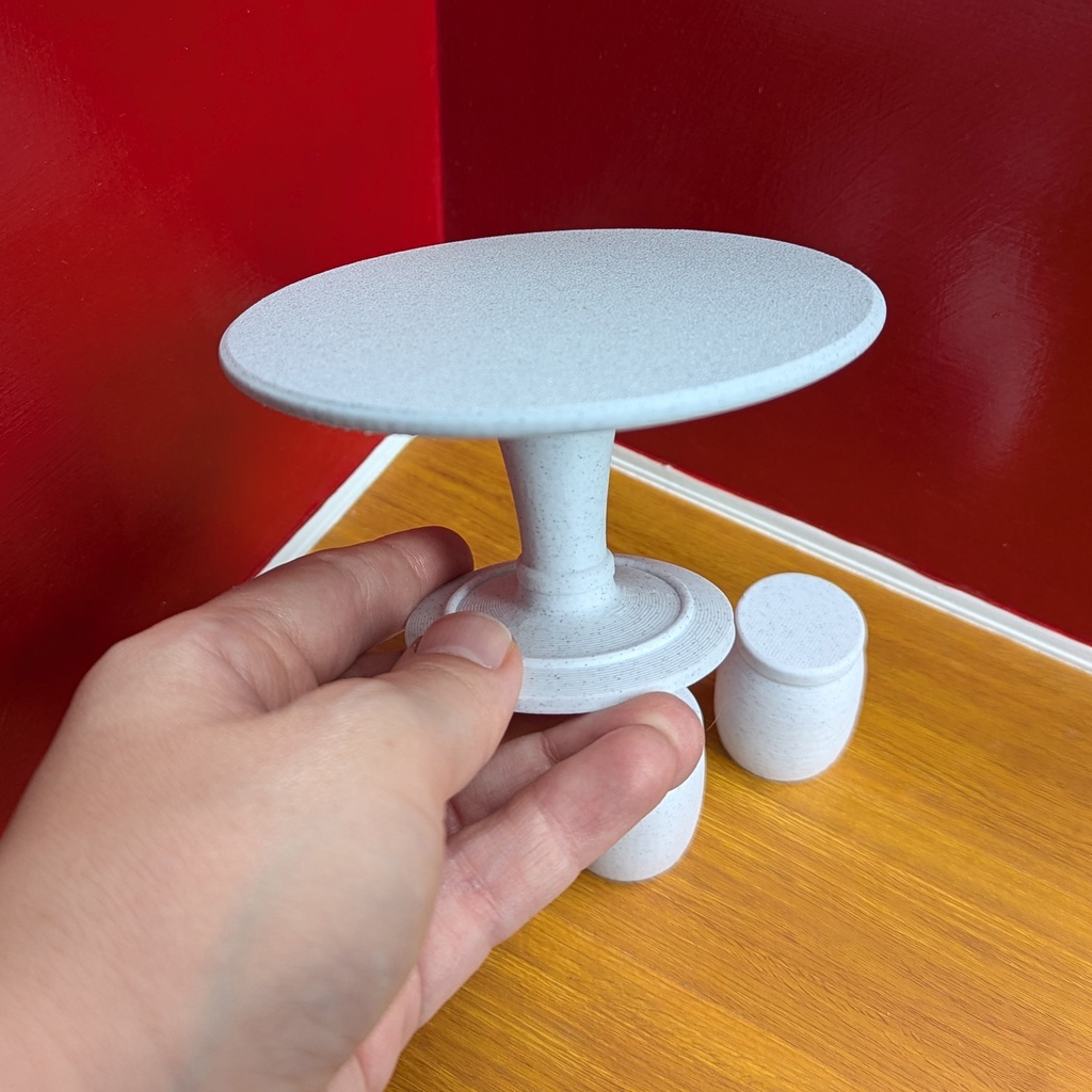 Chinese Period Drama Style Stone Table and Chairs (中国系石風テーブルとイスセット)