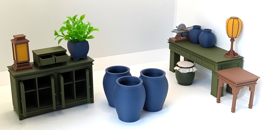 A Chinese Girl's Bedroom Set