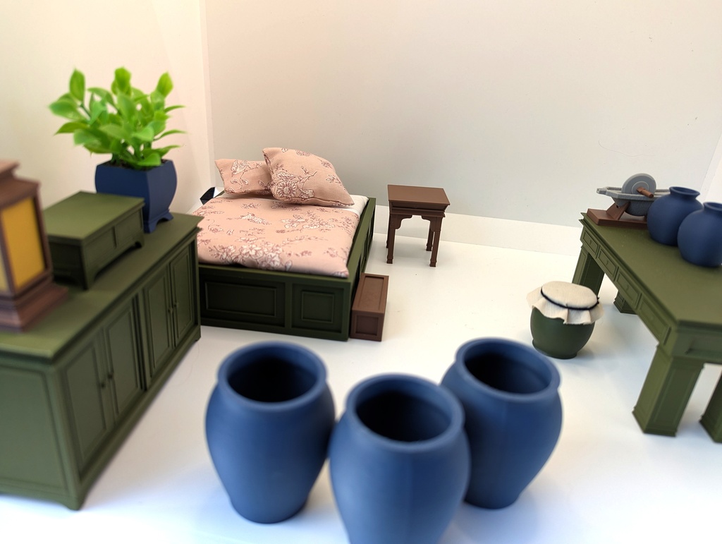 A Chinese Girl's Bedroom Set