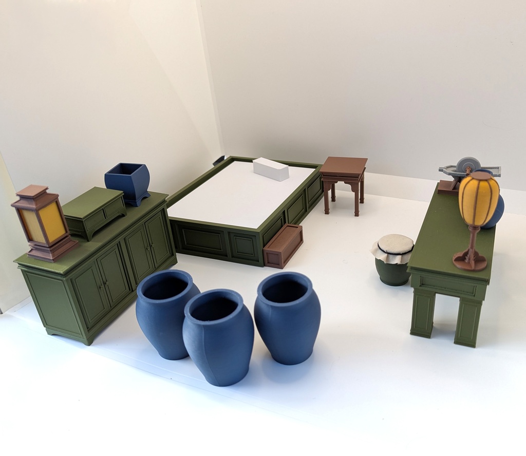 A Chinese Girl's Bedroom Set