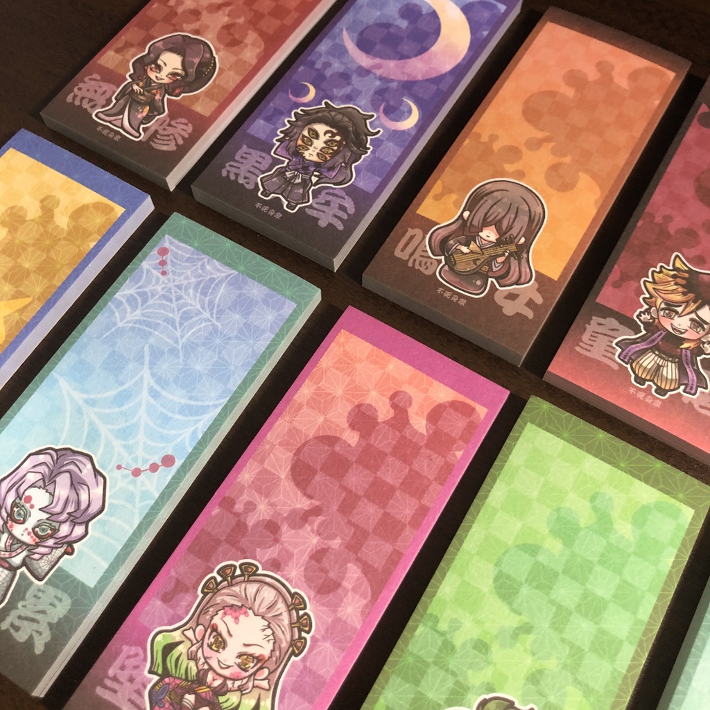 鬼滅の刃★千社札風メモ帳★鬼