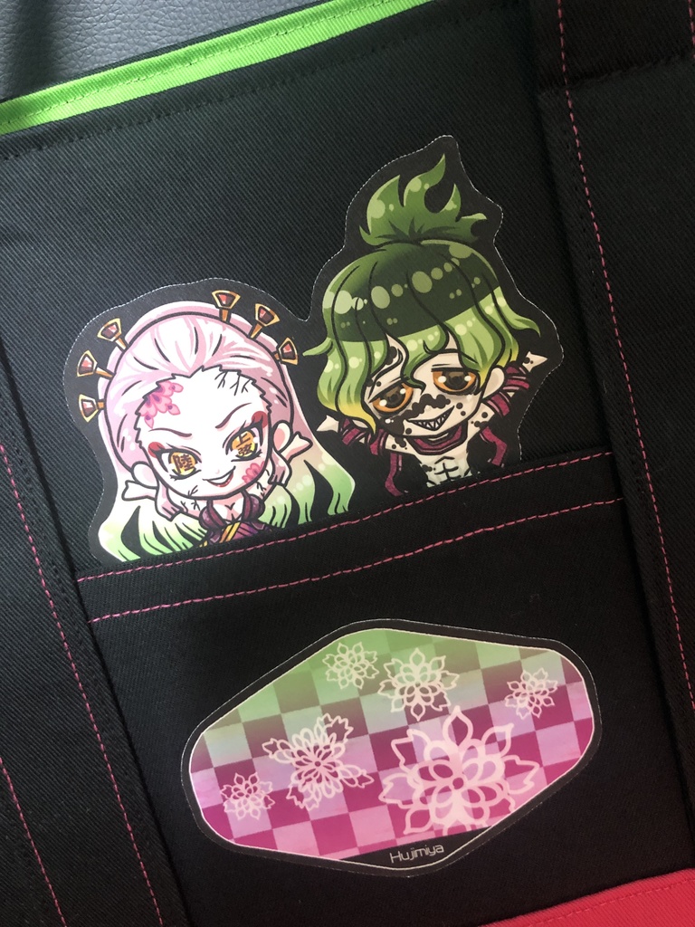 鬼滅の刃★堕姫&妓夫太郎★トートバッグ