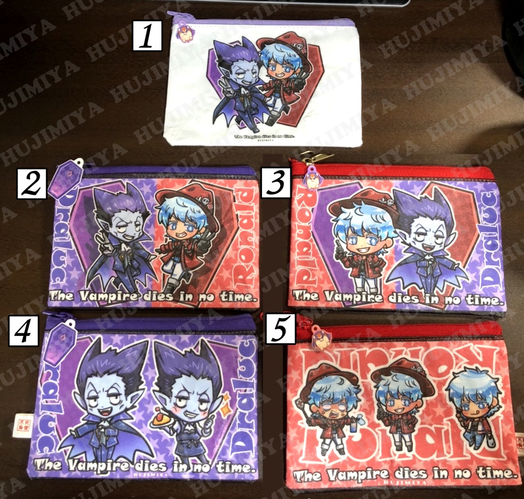 吸血鬼すぐ死ぬ★透明ポーチ①