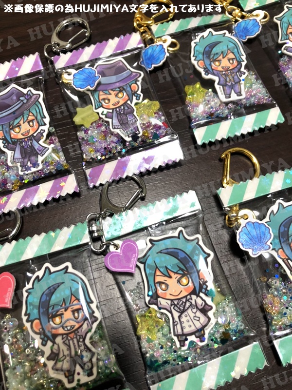 ジェイド&フロイド★キャンディバック風★キーホルダー