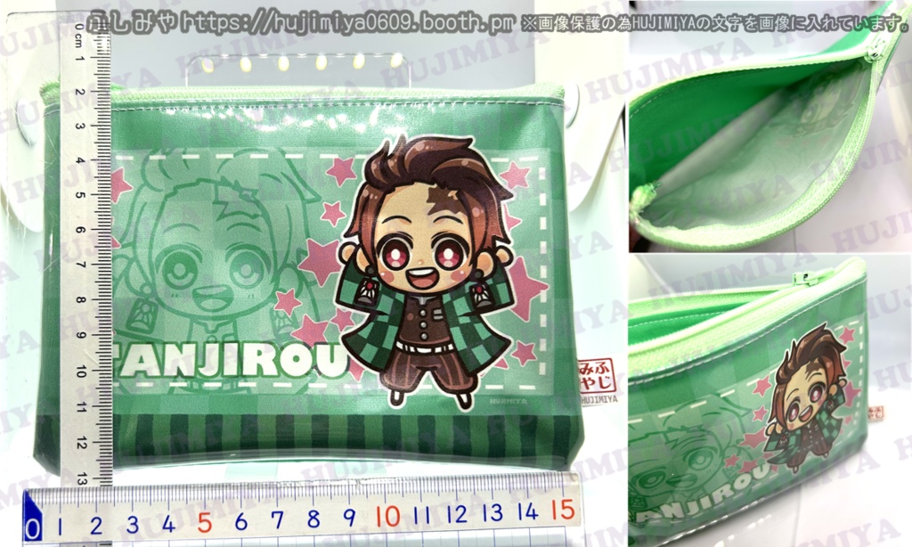 鬼滅の刃★透明ポーチ★ばんざい柱編