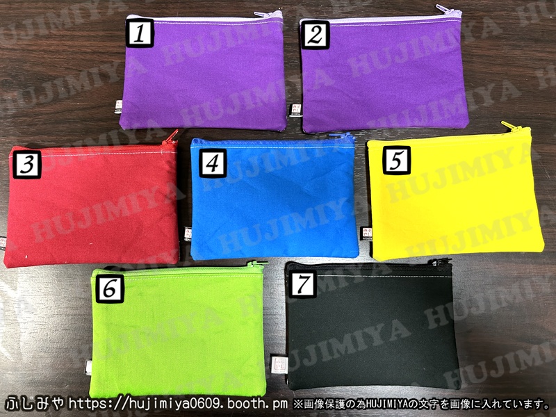 鬼滅の刃★透明ポーチ★憎喜怒哀楽