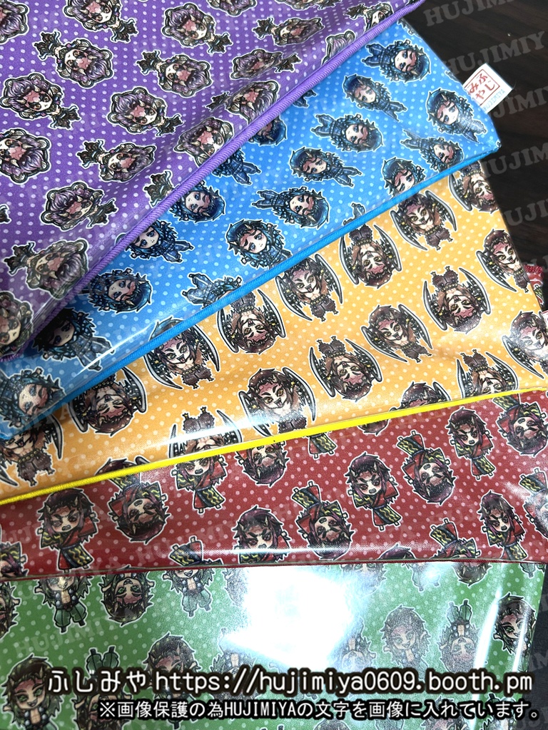 鬼滅の刃★長ポーチ★憎喜怒哀楽編
