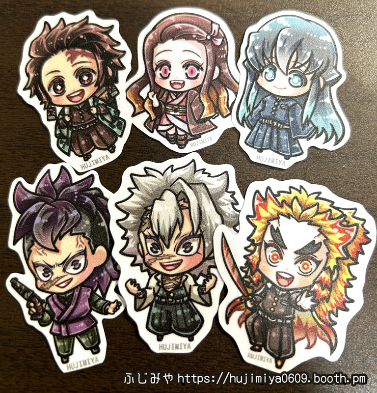 鬼滅の刃★ステッカー★【柱】