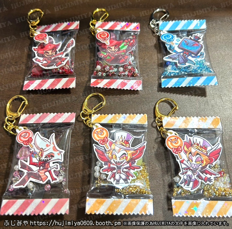 ハズビンホテル💗キャンディバック風💗キーホルダー