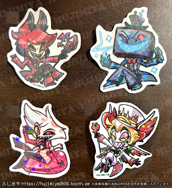 ハズビンホテル💗ホログラムステッカー💗セット