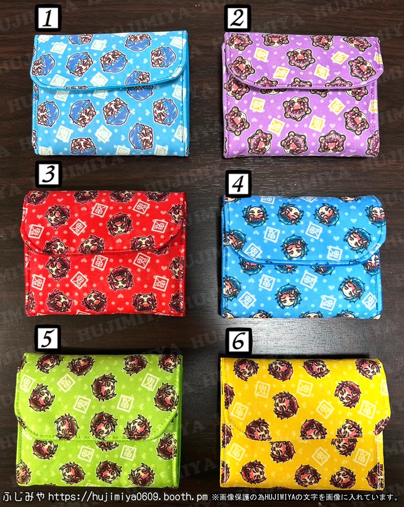 鬼滅の刃★鬼★ミニ財布①