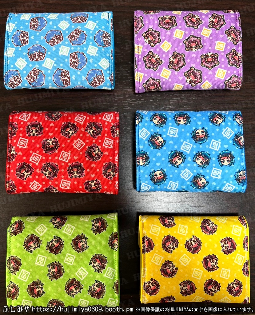 鬼滅の刃★鬼★ミニ財布①
