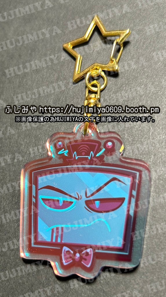 ハズビンホテル❤️虹色アクリルキーホルダー💖①