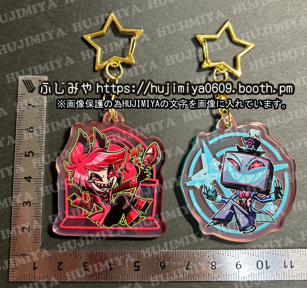 ハズビンホテル❤️虹色アクリルキーホルダー💗②