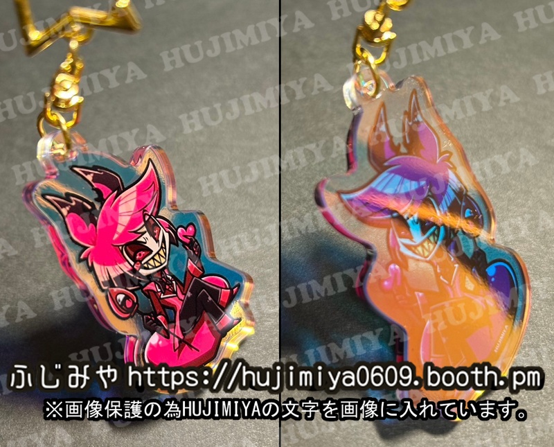 ハズビンホテル❤️虹色アクリルキーホルダー💗③